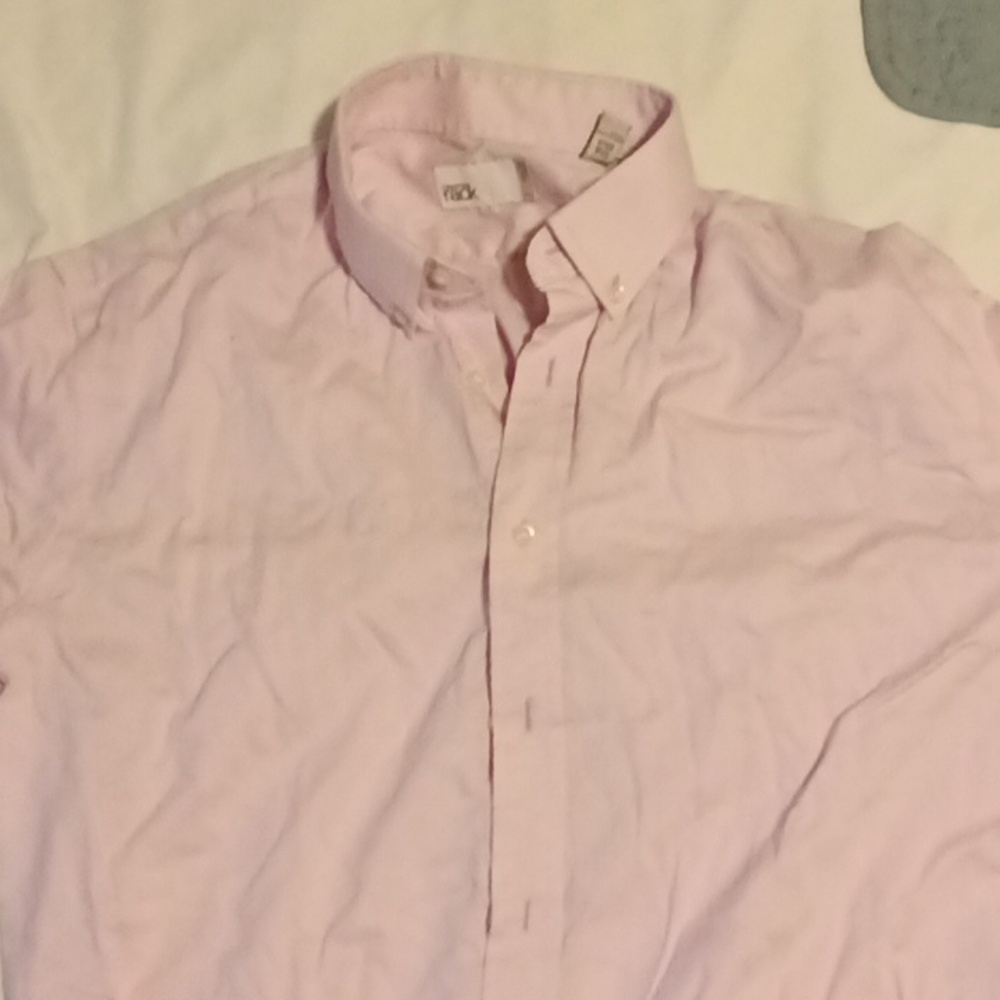 Large pink Nordstrom rack button down shirt